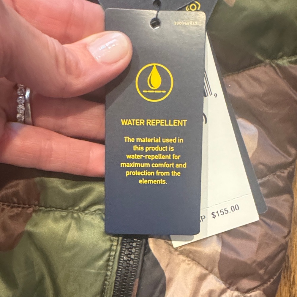 NWT Polo Ralph Lauren Reversible Camouflage/Green Hooded Puffer Jacket - Picture 5 of 9